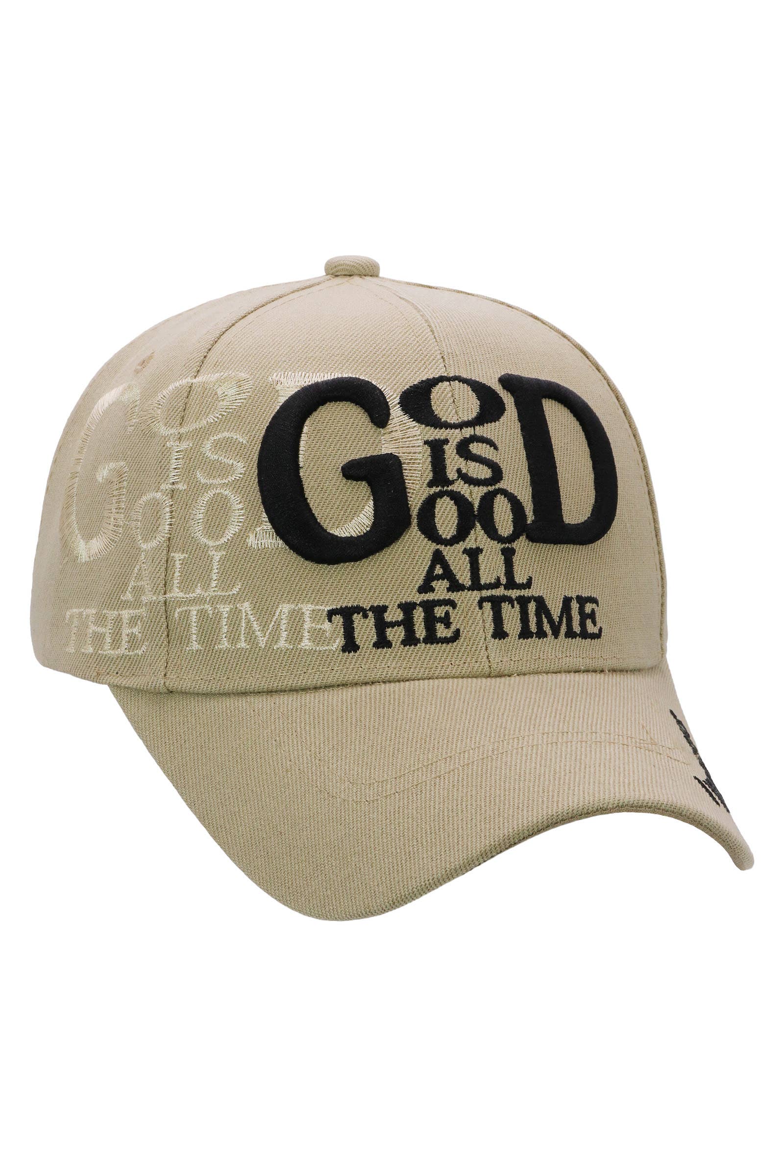 Cap Zone - Wholesale Baseball Cap - Unisex - God Is Good All The Time Jesus Baseball Cap22