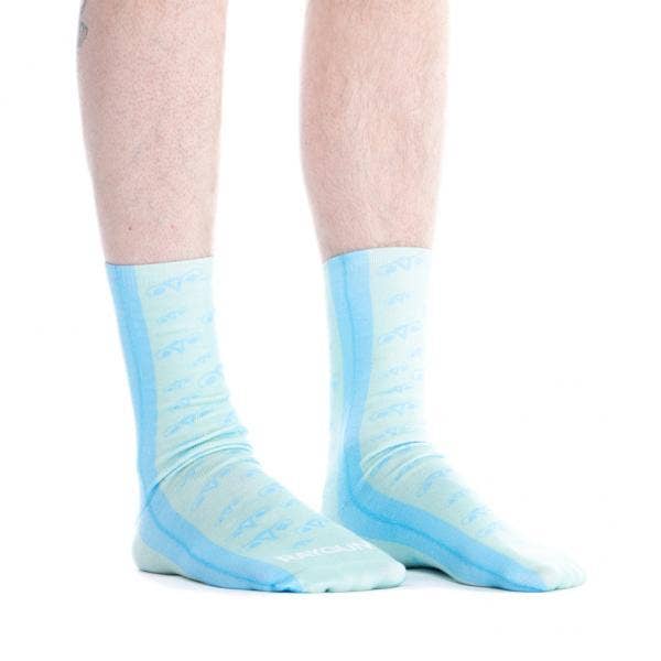 RAYGUN - Wholesale Socks - Unisex - Uterus Outline Socks - Blue2