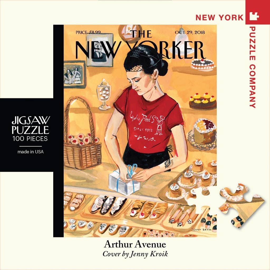 New York Puzzle Company - Wholesale Puzzle - Adult - Arthur Avenue Mini - 100 Piece Mini Puzzle1