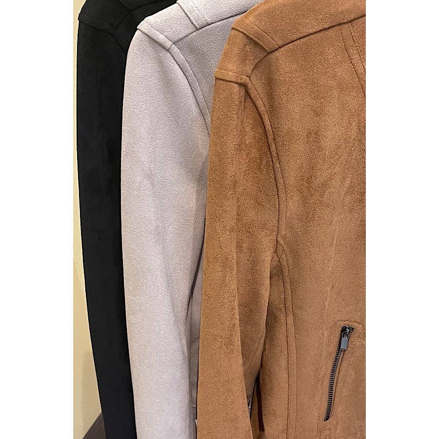 Curve Market - Wholesale Jacket - Women's - PLUS SIZE FAUX SUEDE MOTO JACKET4