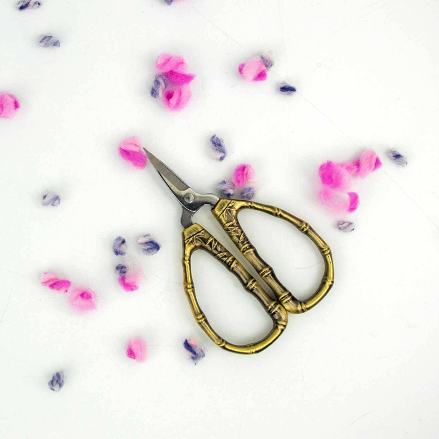 Twice Sheared Sheep - Wholesale Scissors - Thread Snips - Bronze Bamboo Tiny Scissors