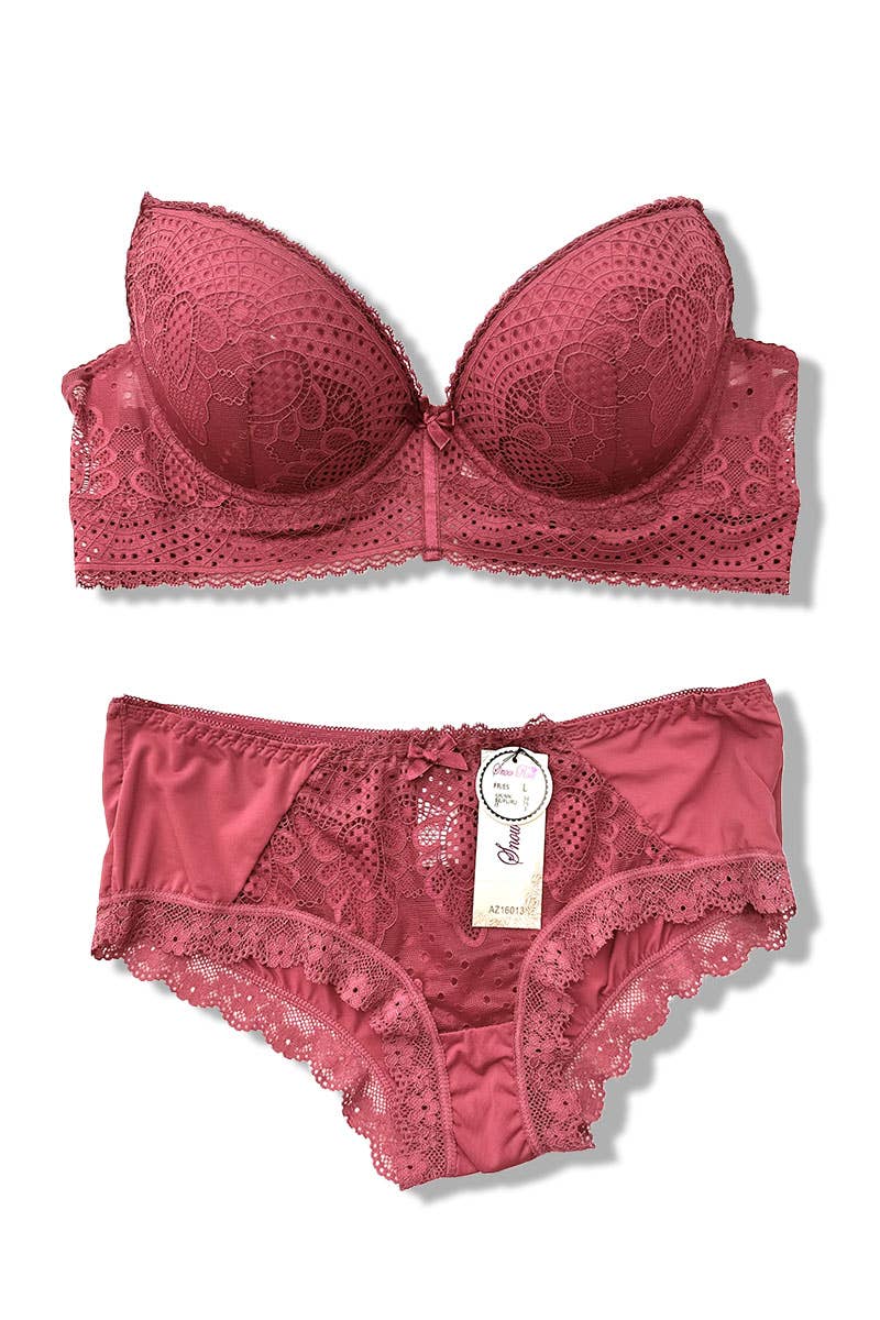 Belle Com'Elle - Wholesale Lingerie Set - Women's - Cup C Bra and Panty Set/AZ1601312