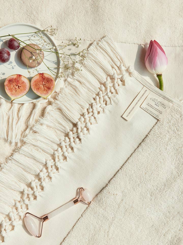 Plush & Bare | Ultra King Bath Towel In Ecru for wholesale by Etisha Collective