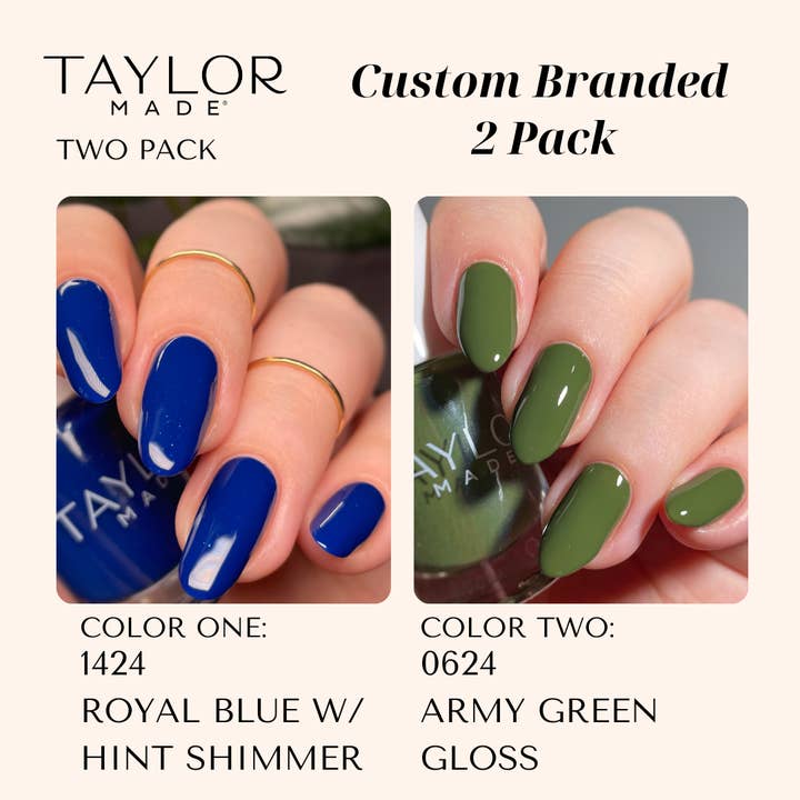 Taylor Made Polish - Vendita all'ingrosso Smalto per unghie - Smalto per unghie personalizzato: confezione da 2 a lunga tenuta + vegano + non tossico165