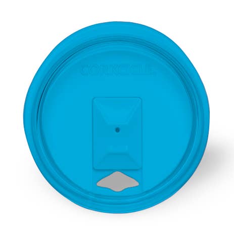 Tumbler Lid - 12 oz - Neon Blue for wholesale by CORKCICLE