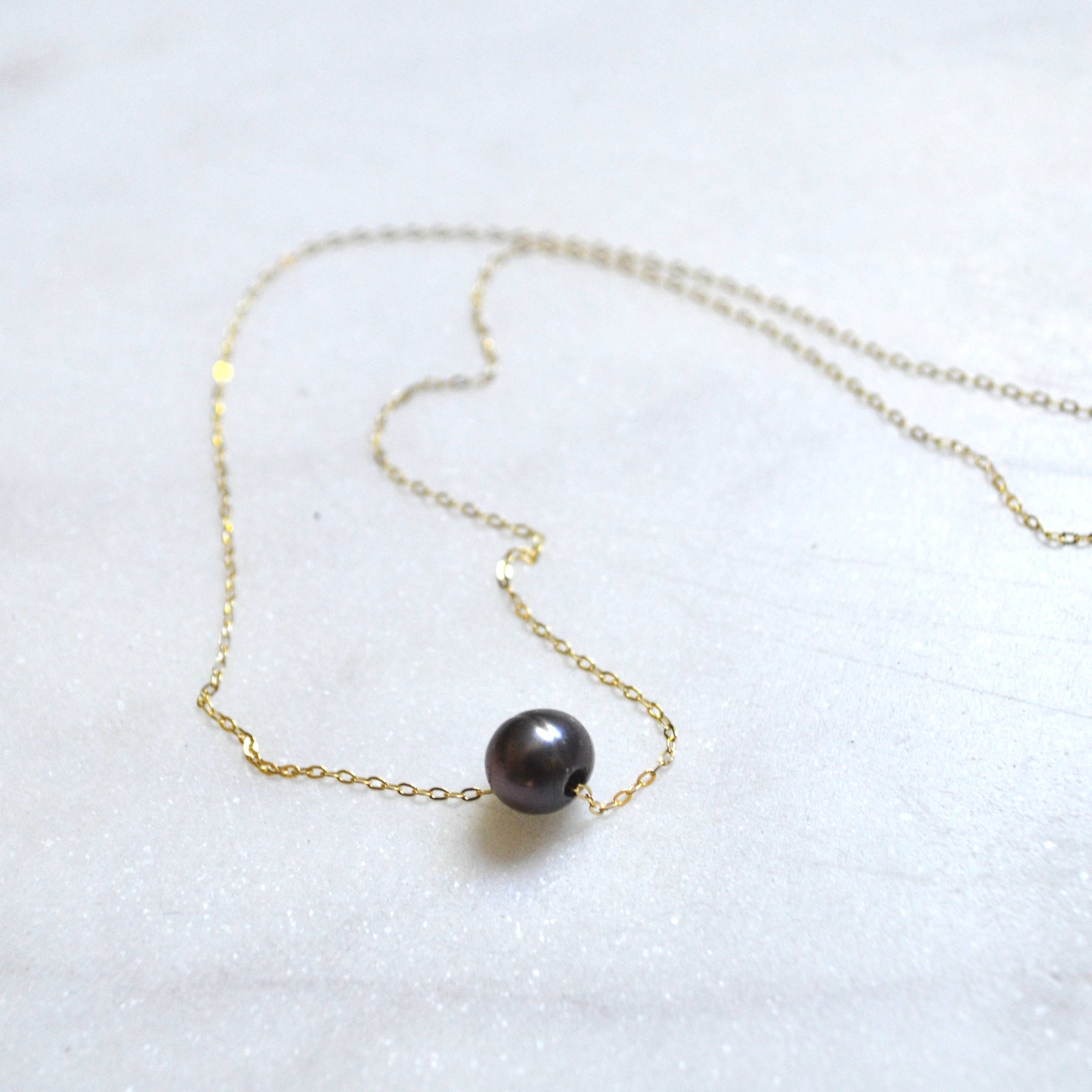 Salty But Sweet - Wholesale Pendant/Charm Necklace - Floating Freshwater Pearl Necklace4