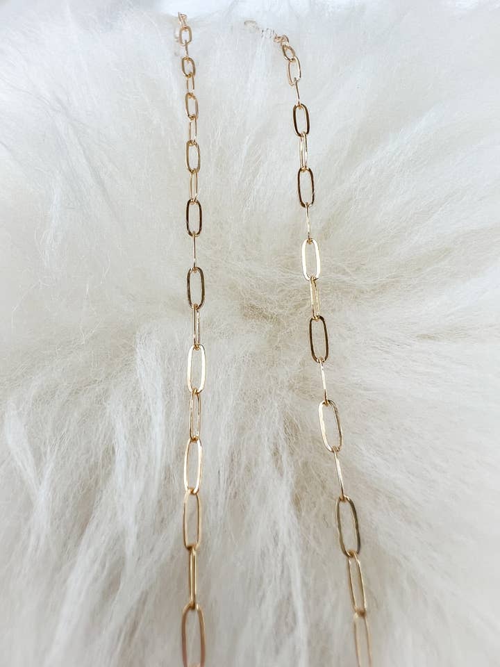 Linked Paperclip Necklace for wholesale by Initial Love Jewelry