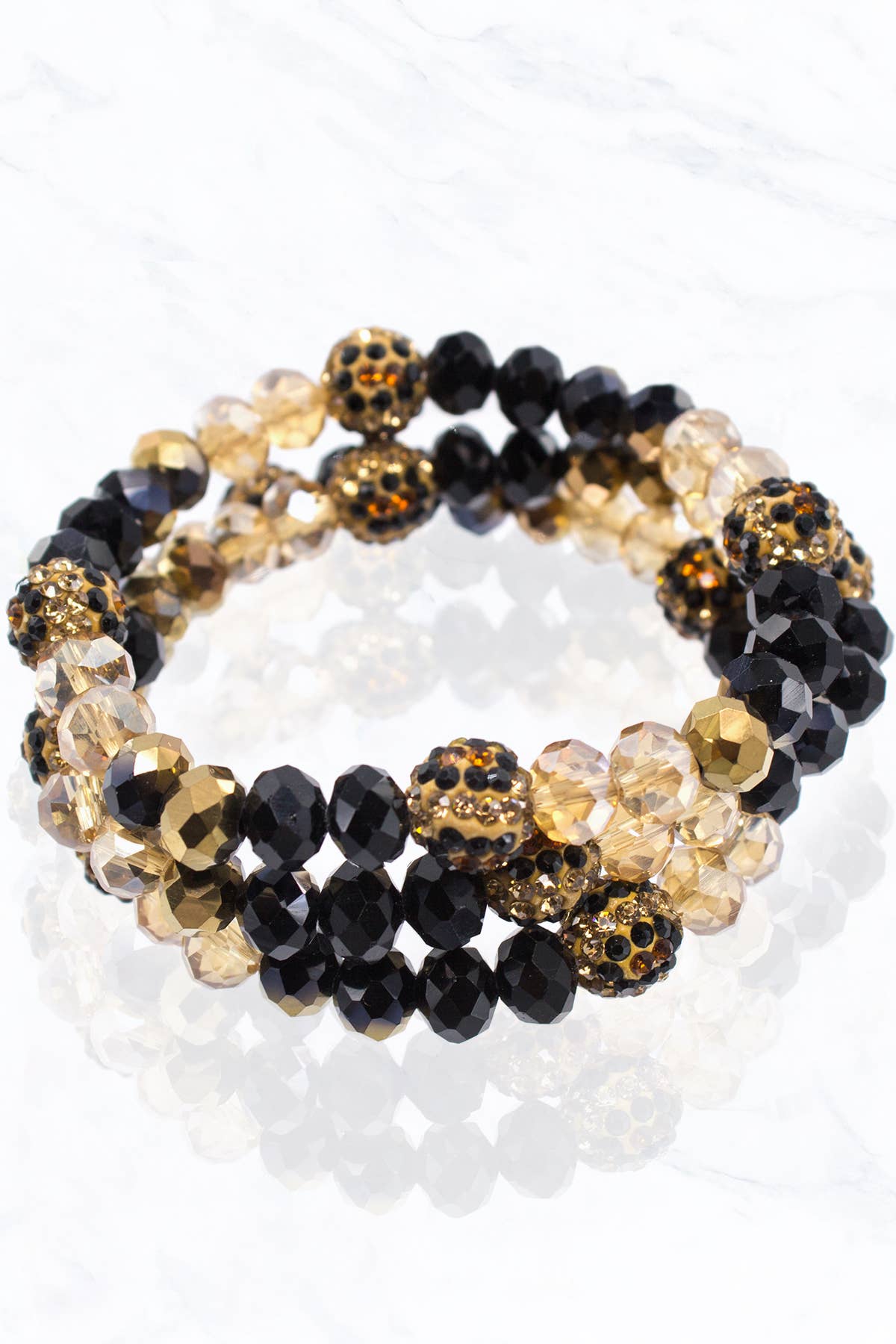 Suzie Q USA - Venta al por mayor Pulsera de cuentas - Pulsera Bola Bead & Leo Stone4