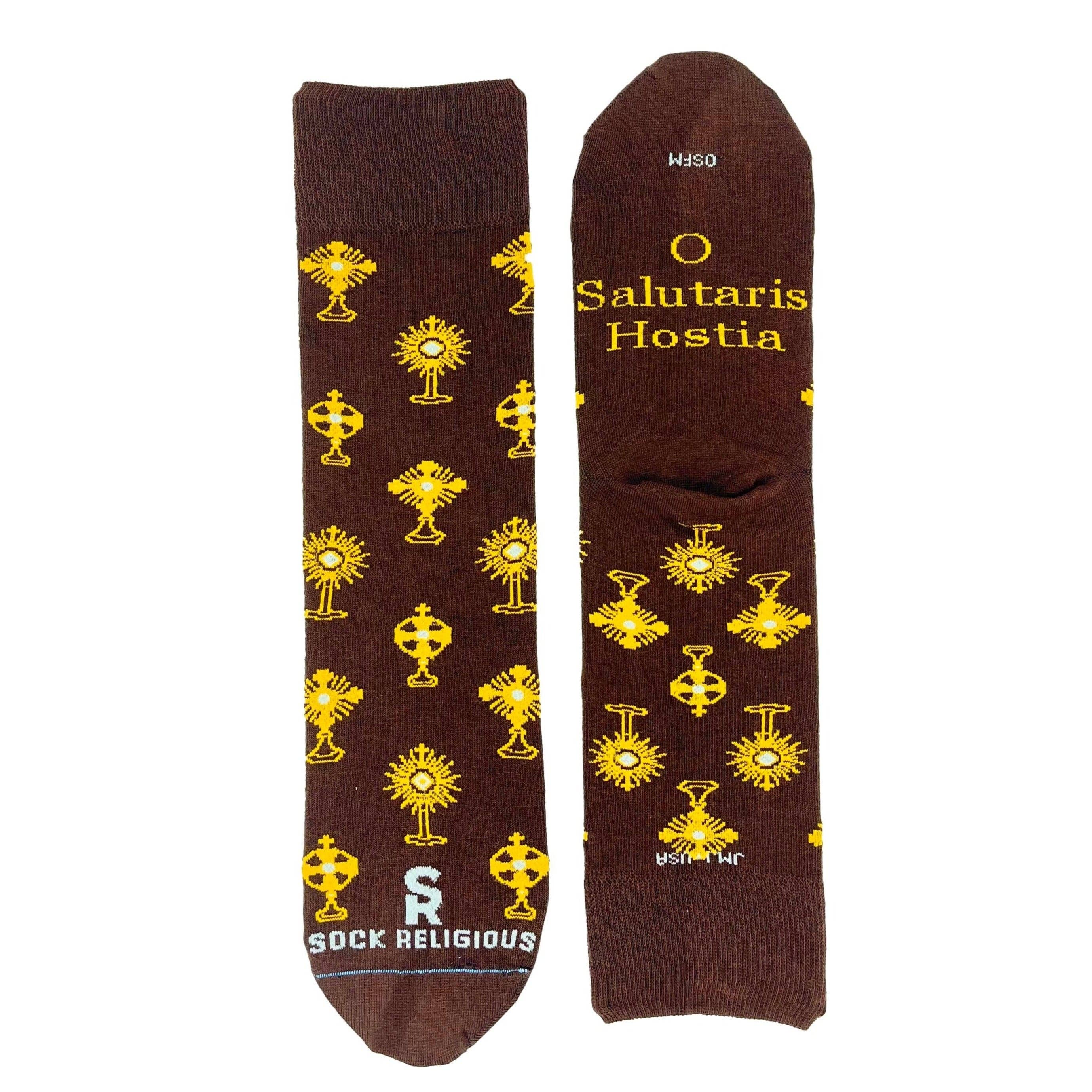 Sock Religious - Wholesale Socks - Unisex - Monstrance Adult Socks10