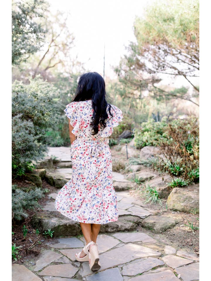 Peony Alley - Vendita all'ingrosso Vestito - Donna - Abito longuette floreale Alina1