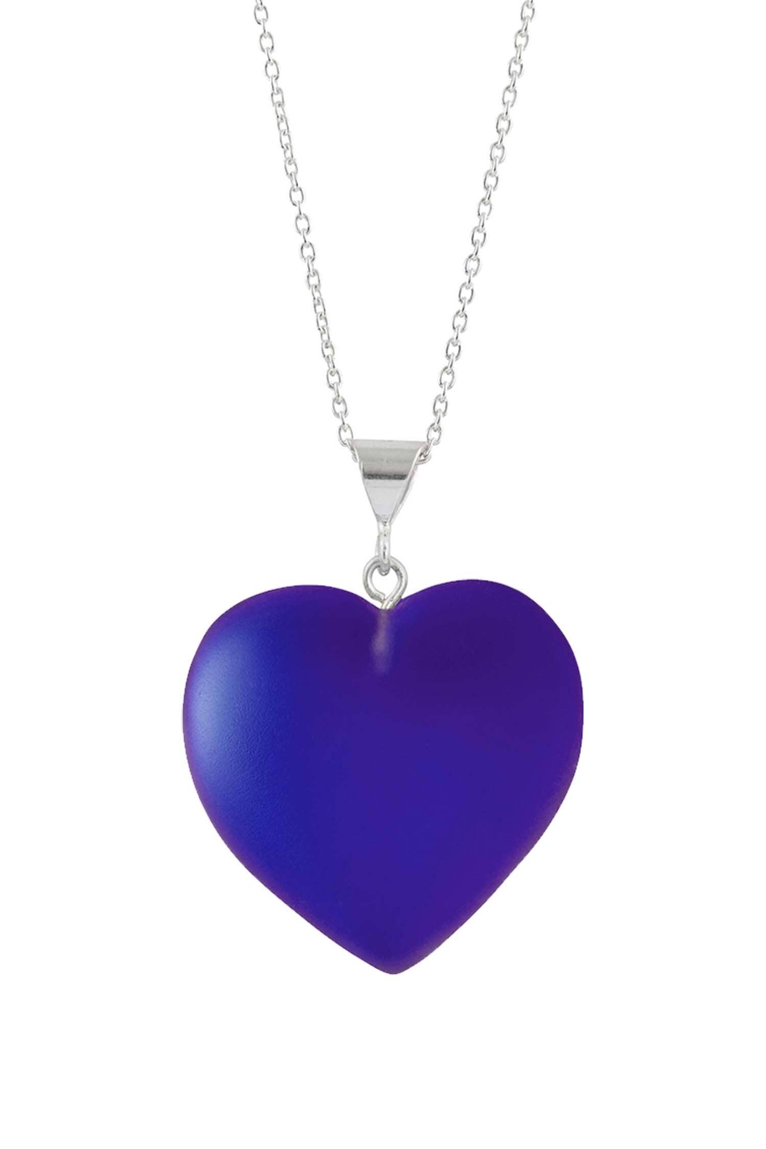 LeightWorks - Wholesale Pendant/Charm Necklace - Large Heart Pendant Sterling Silver Crystal Jewelry Necklace7