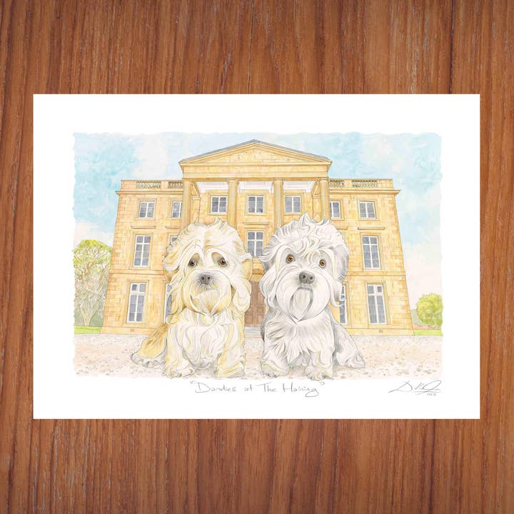 Dandies at The Haining - Open Edition Giclee Art Print for wholesale by Will Gorman Art