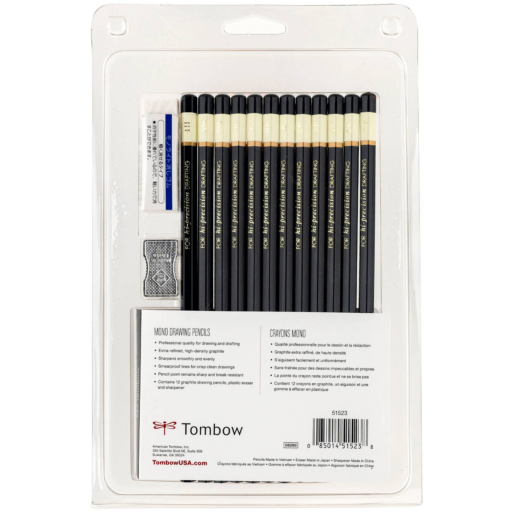 Tombow - Wholesale Pencil - MONO Drawing Pencil Set - 12-Pack11