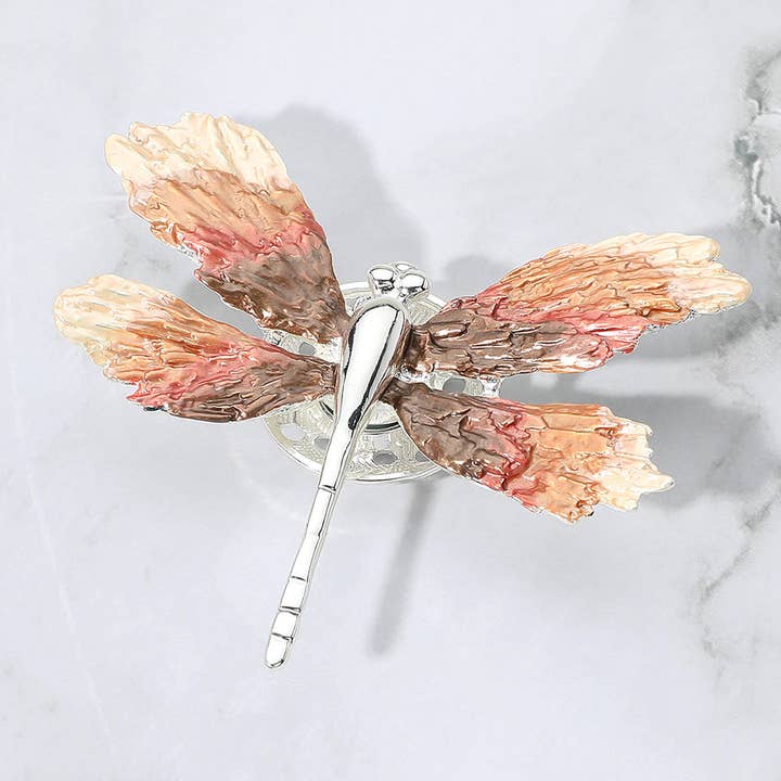 Sensibling Corp. – wholesale Brosch – Färgad Metall Trollslända Magnetisk Brosch6