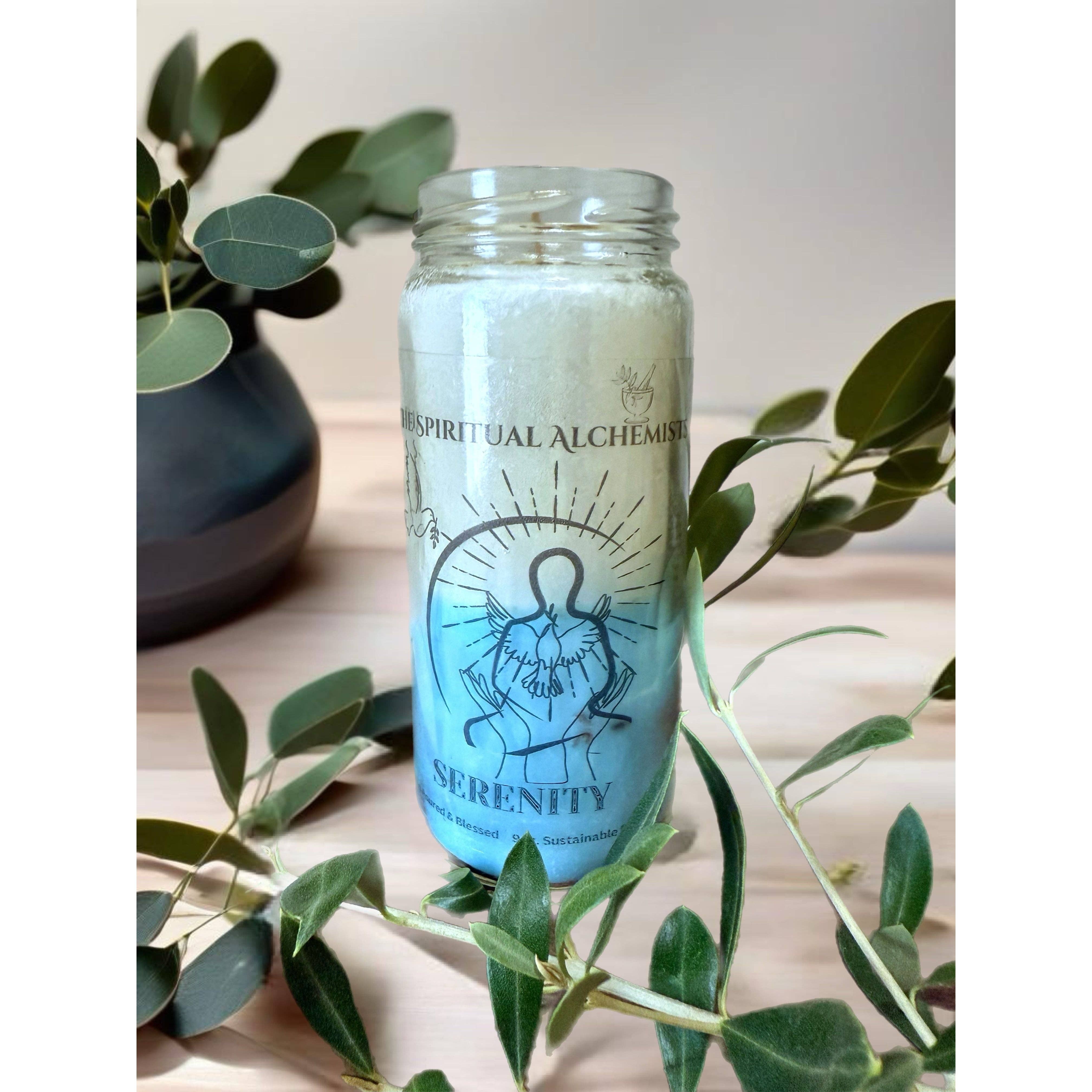 The  Spiritual  Alchemists – Großhandel Kerze im Glas / gefüllte Kerze – Serenity Kerze0