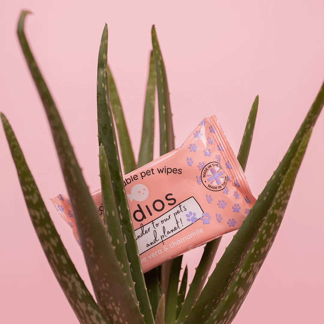WYLD CUB – Material de limpeza para animais de estimação por atacado – Toalhetes para Animais Compostáveis – À Base de Plantas, Naturais e Seguros para Animais de Estimação da Adios4