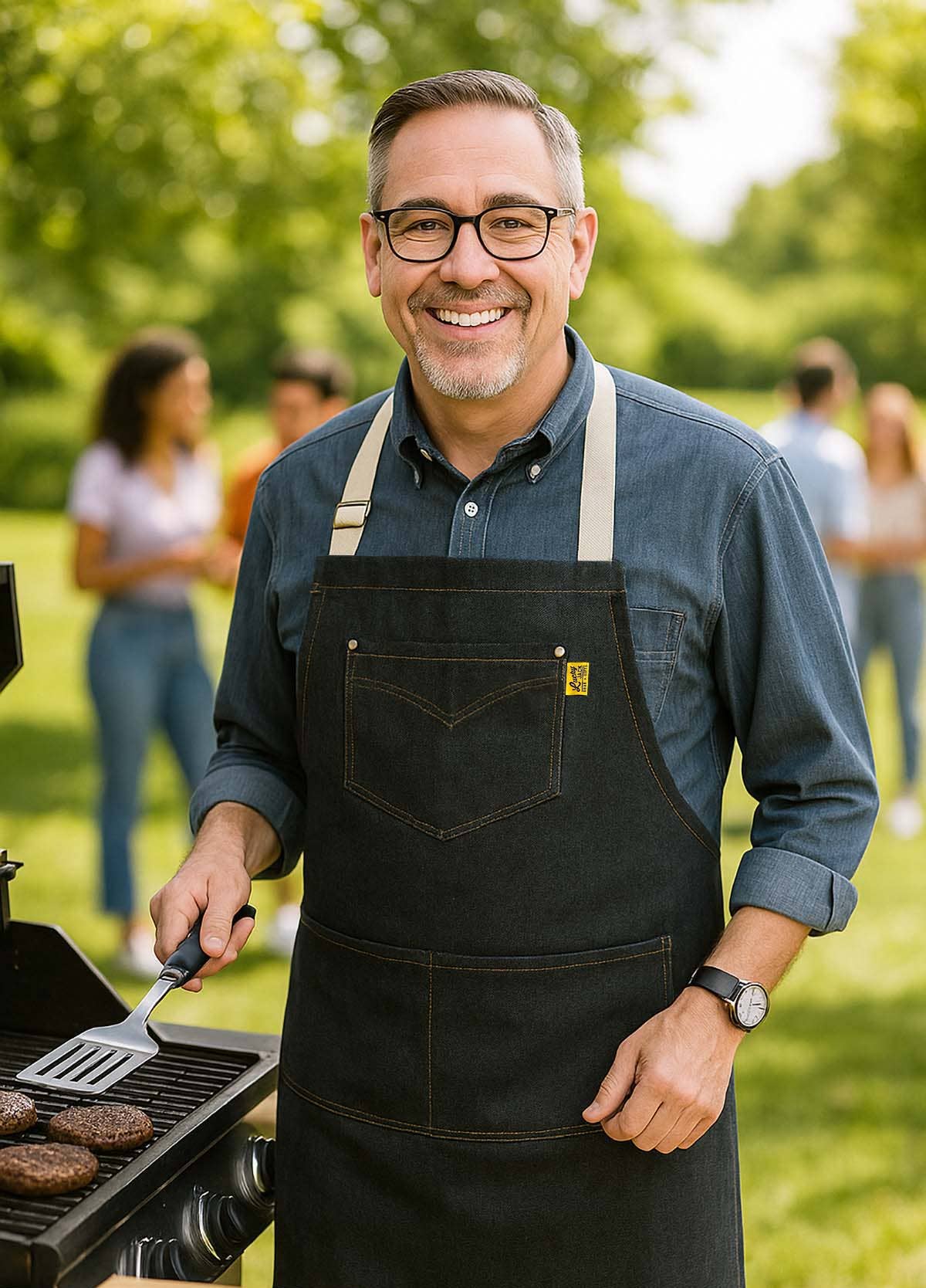 Lucky Jack - Wholesale Apron - Workman's Apron, Denim (6 pk.) – Lifestyle2