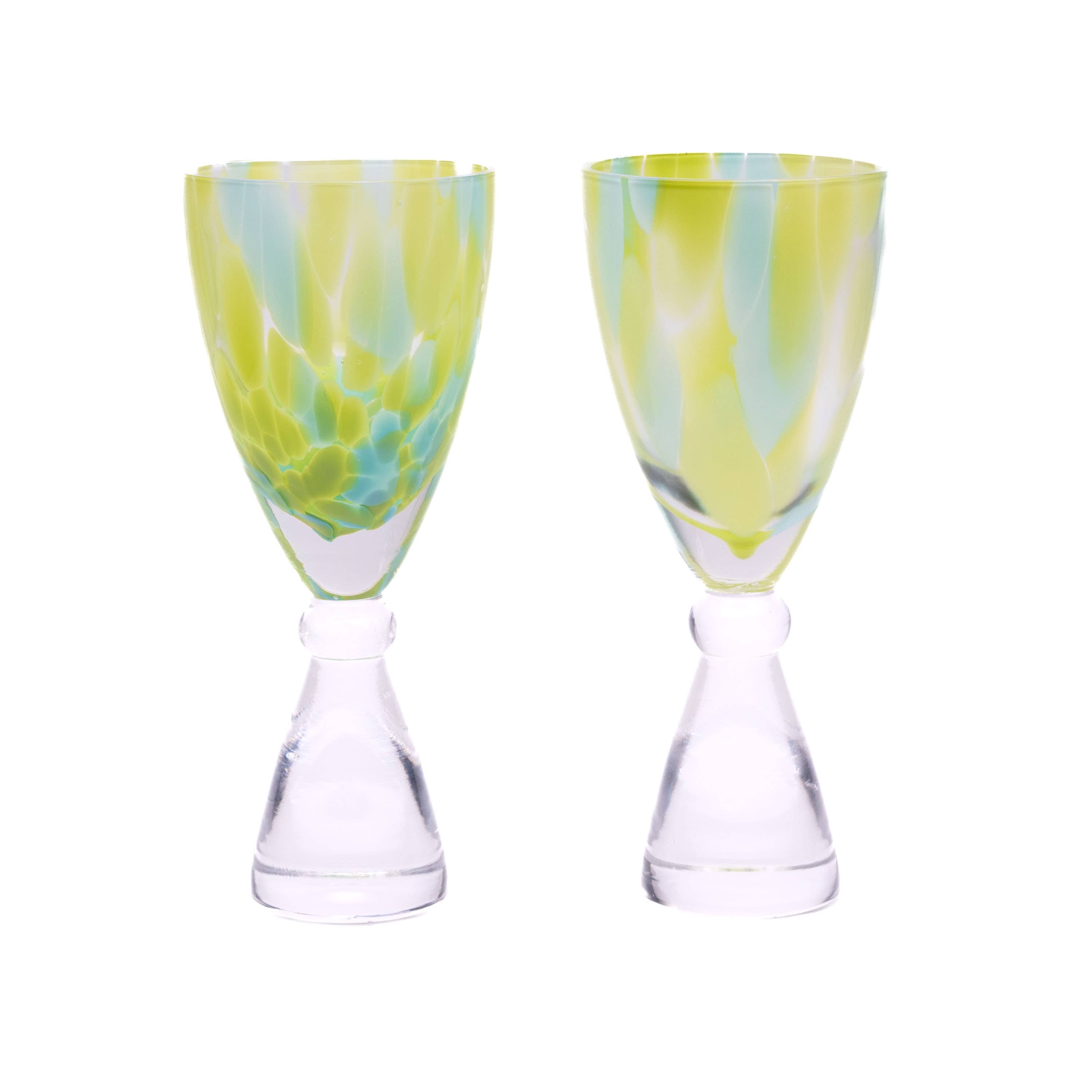 The Glass House Wholesale Interiors Ltd. - Wholesale Champagne Flute - Pink fleck champagne glass5