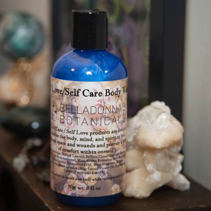 Nettoyant pour le corps Self Love//Self Care pour la vente par Belladonnas Botanicals