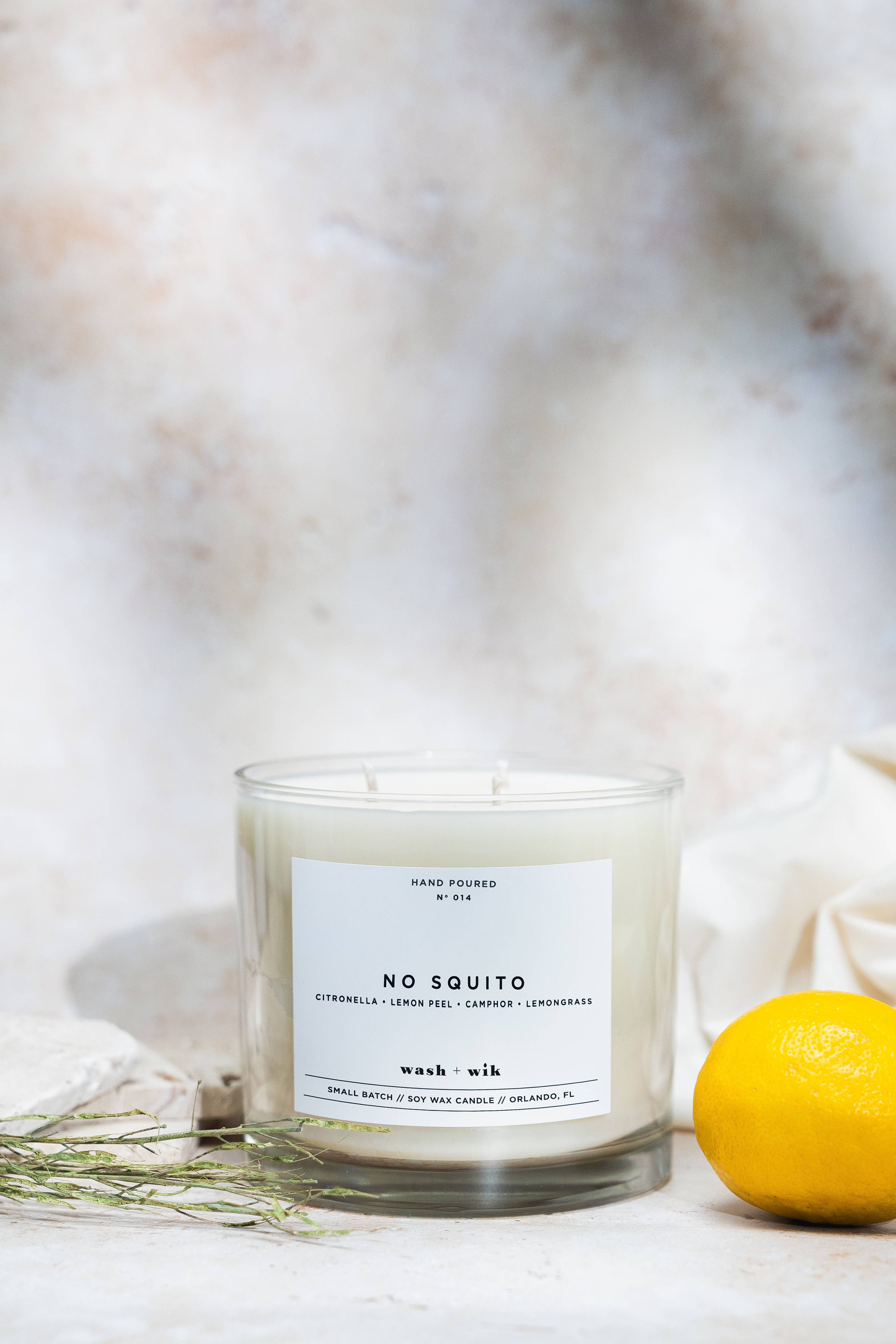 Wash and Wik - Wholesale Jar/Filled Candle - 3 Wick - 35oz Vessel - 2 Pound Soy Wax Candle by Wash + Wik19