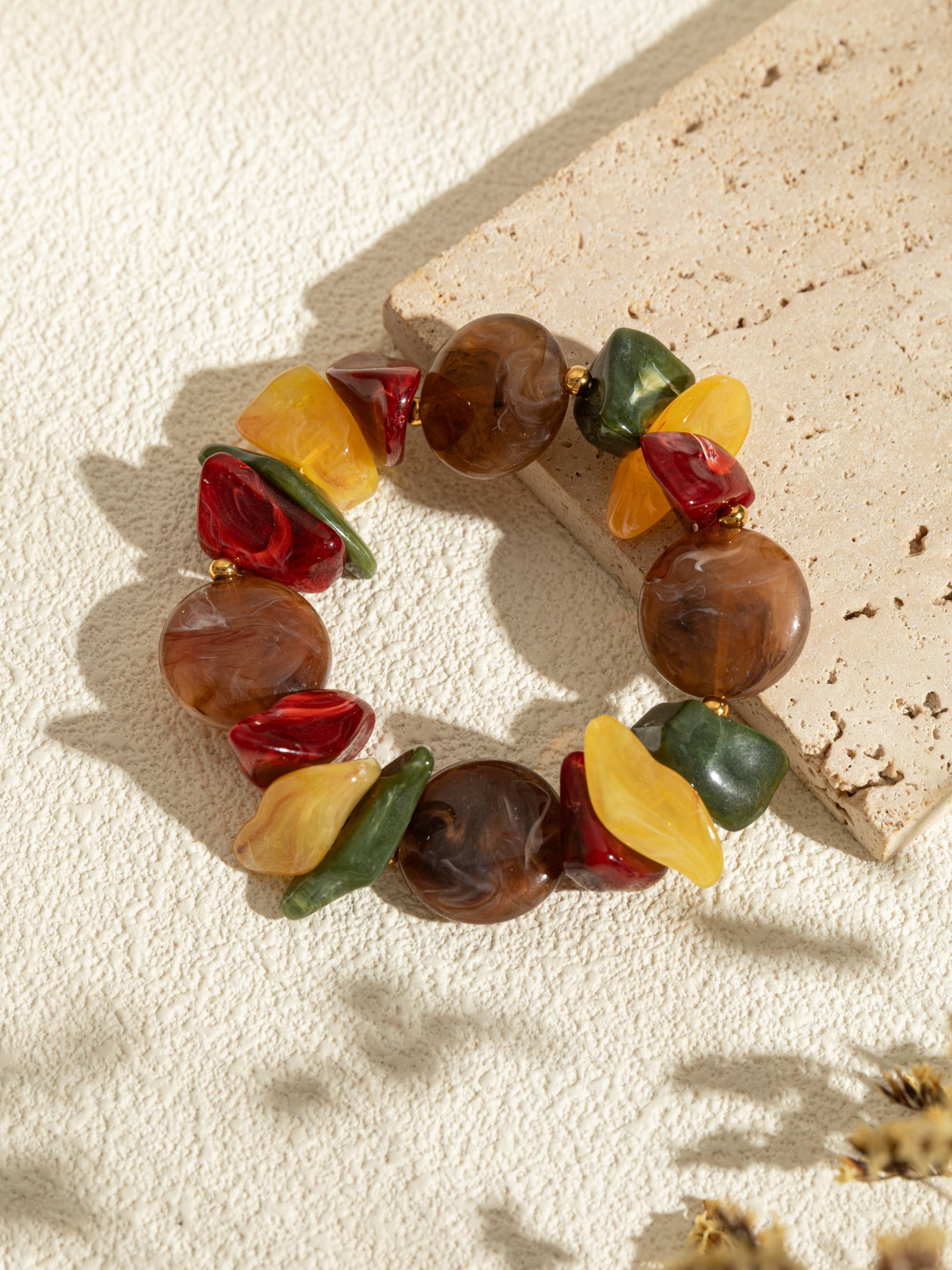 COSMOS - Wholesale Beaded Bracelet - Colorful Resin Elastic Bracelet Multicolor Fashion Jewelry3