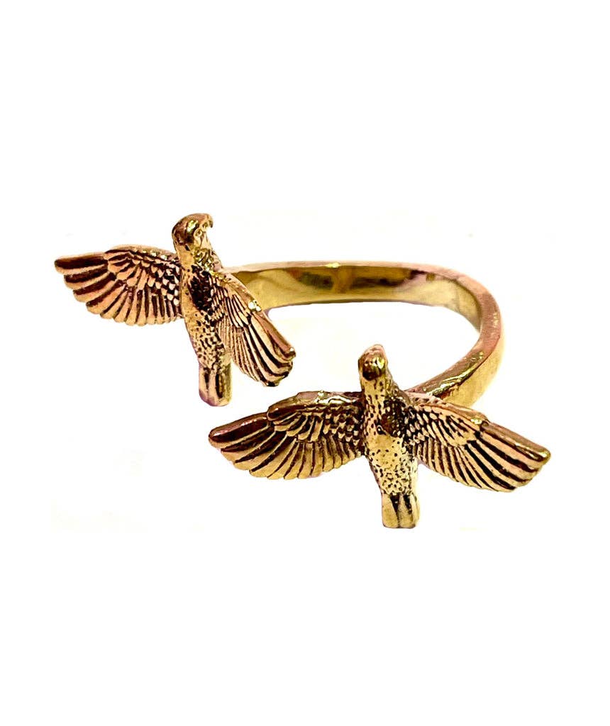 Urbiana – wholesale Multi-finger ring – Dual Bird Ring3