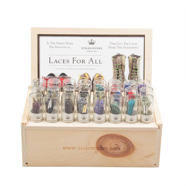 Starter Kit - Patterned Shoe Laces - Best Sellers 7 for wholesale by Stolen Riches