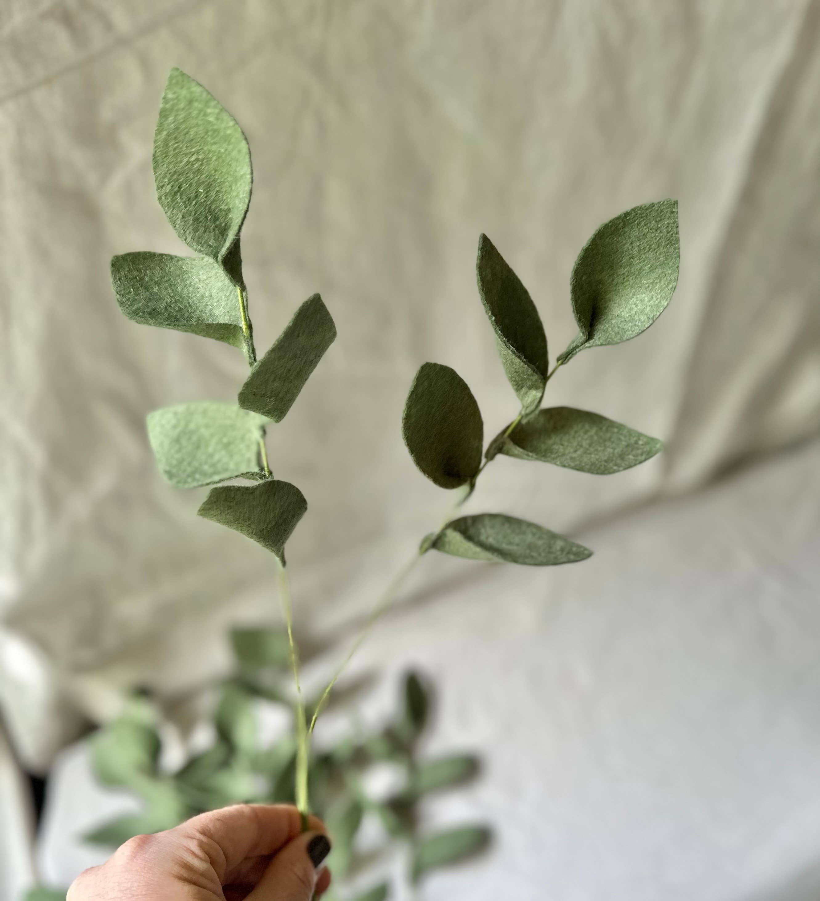 Fleurish Felt Flower Co. - Wholesale Artificial Flowers - Felt Greenery Stems3