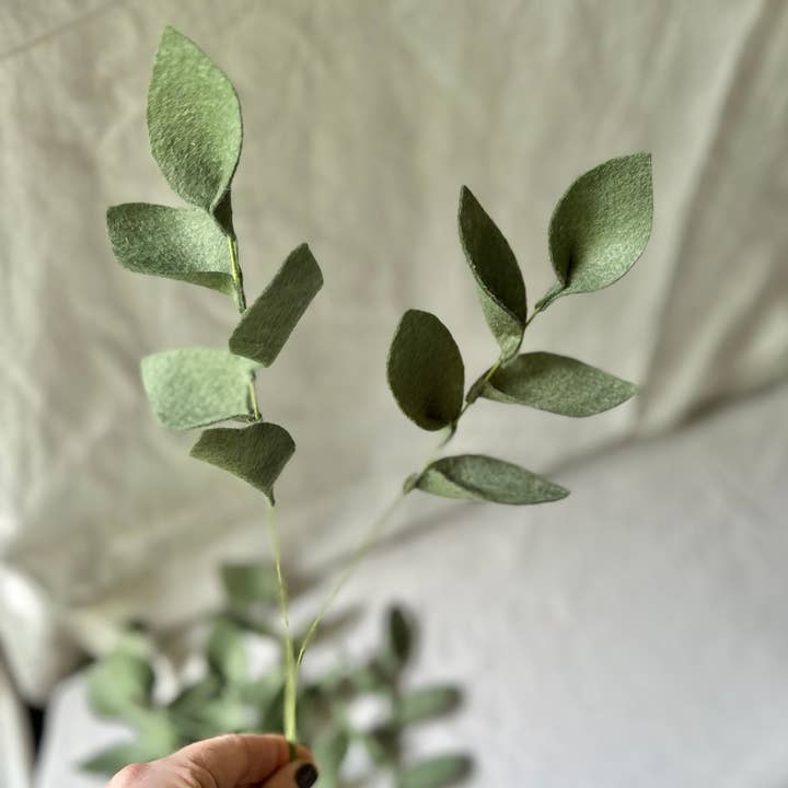 Fleurish Felt Flower Co. - Wholesale Artificial Flowers - Felt Greenery Stems3