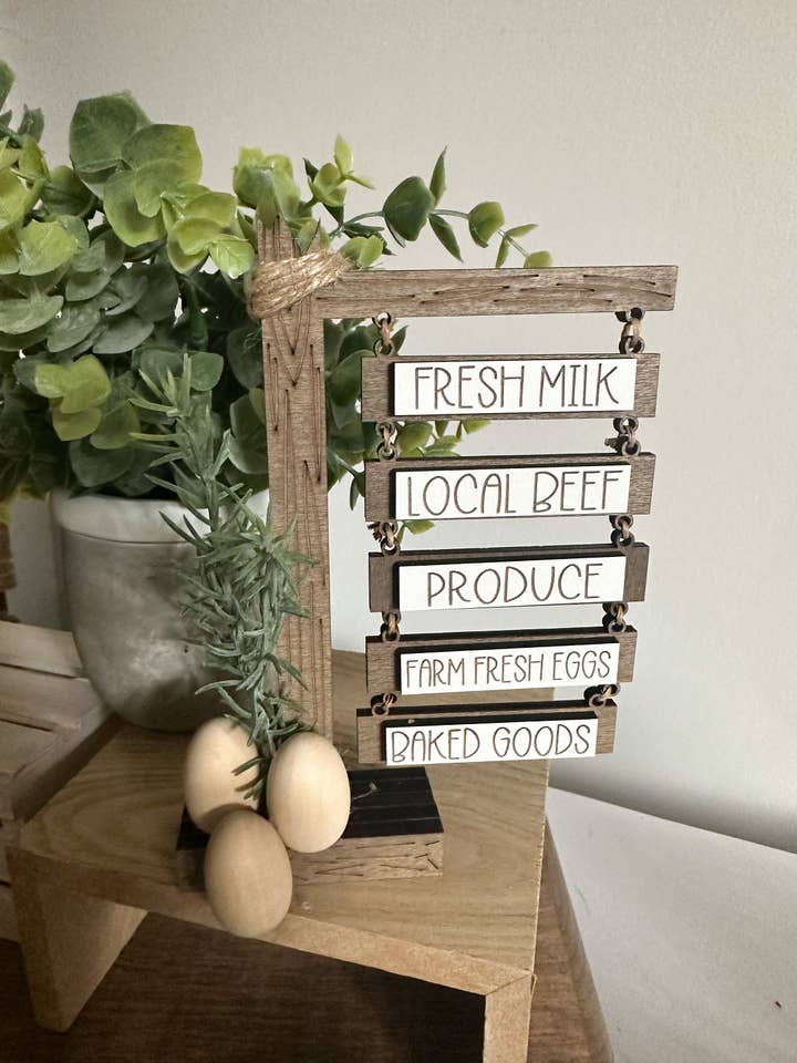 Spring Tiered Tray Decor, Kitchen Tiered Tray Decor for wholesale by Climbing Branches