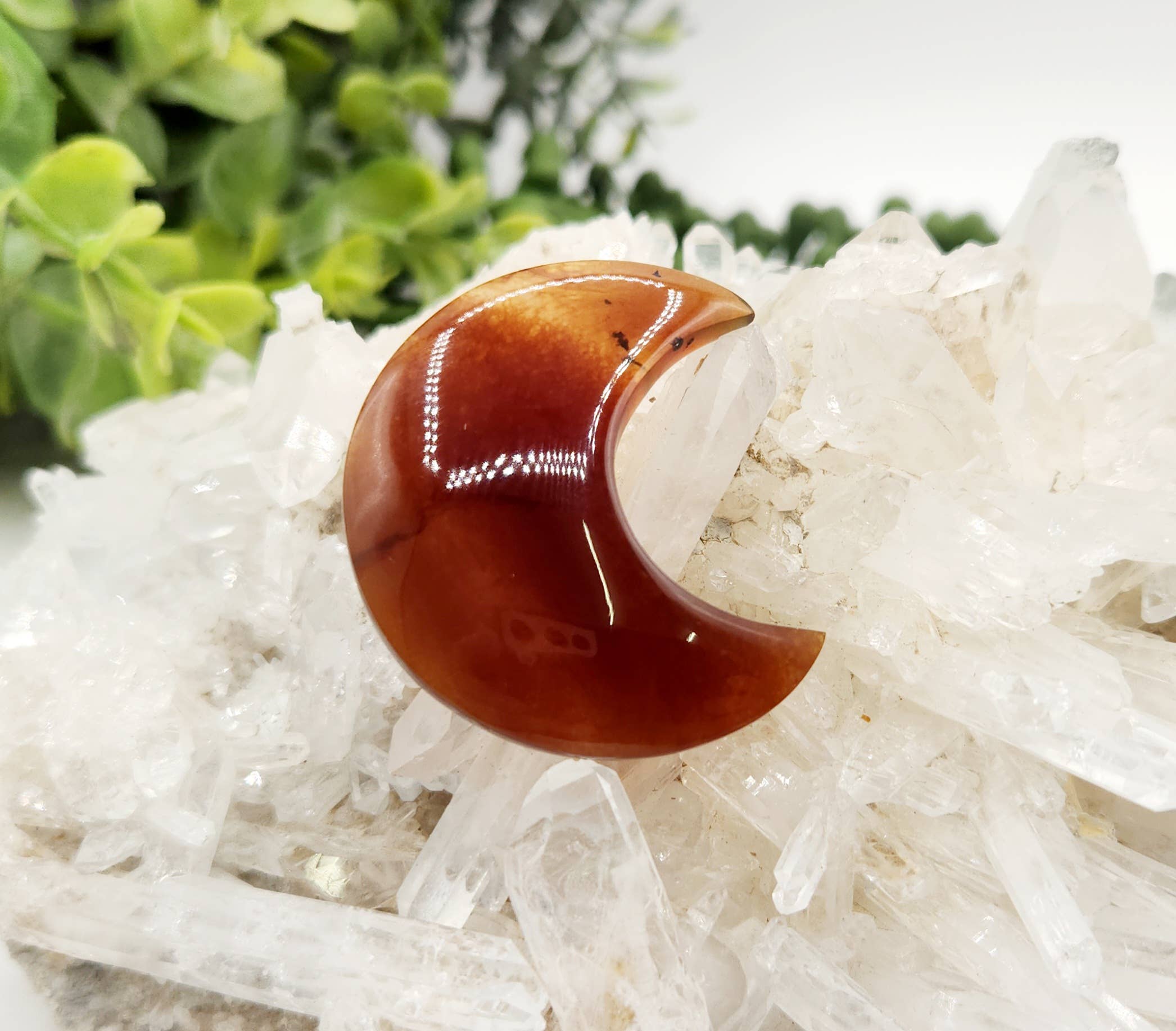 Meraki Gemstones – Engroshandel Spirituelle sten og krystaller – Amber Moon Form (Ca. 40mm) 100% Naturlig Rav7