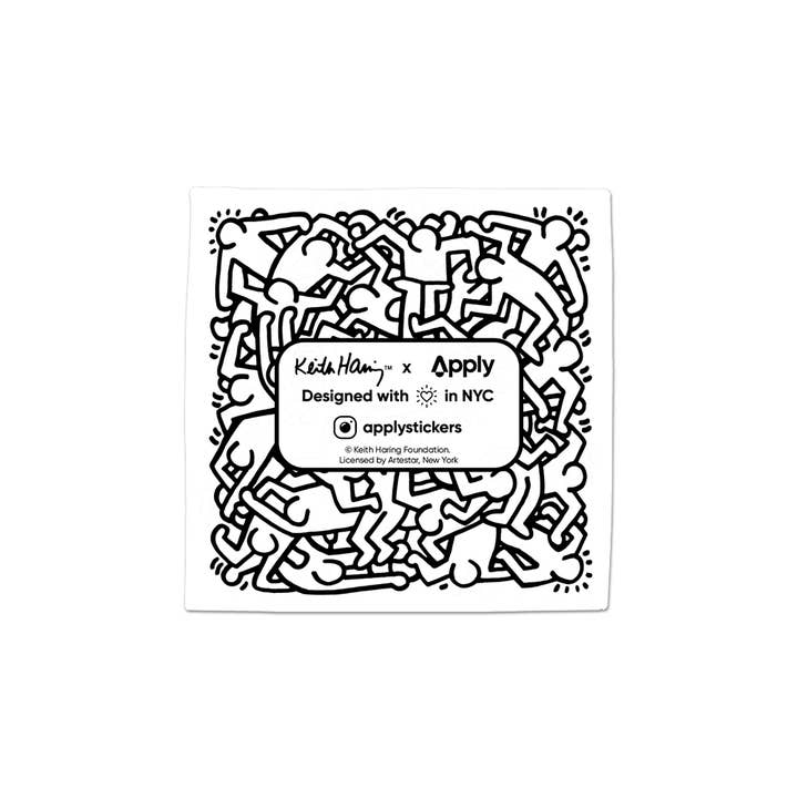 Apply Stickers - Wholesale Sticker - Earth by Keith Haring - Die-Cut Sticker1