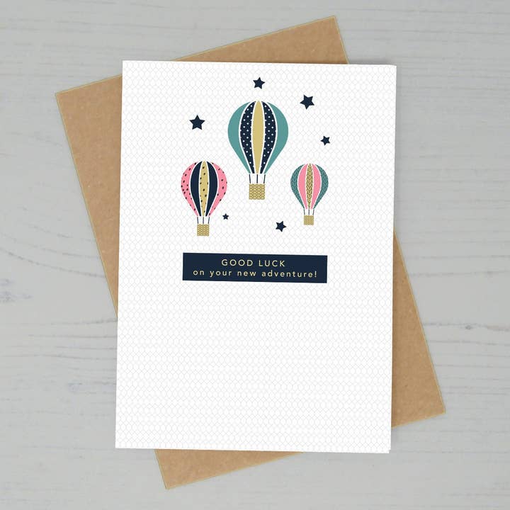 Veel succes met je nieuwe avontuurlijke wenskaart voor wholesale door Lucy Alice