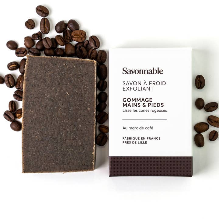 Hand & Foot Scrub Soap > Smoothes rough areas for wholesale by Savonnable