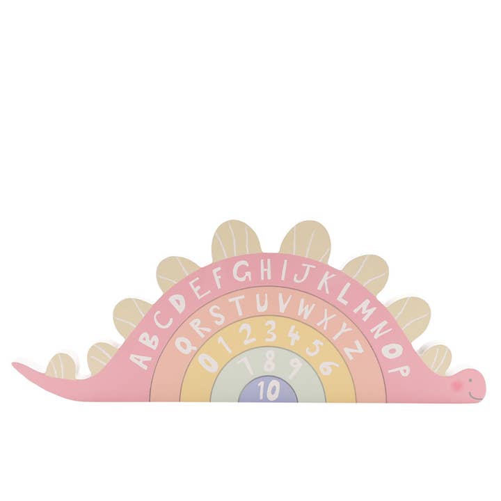 Petit Cheri Dinosaur Plaque - Letters & Numbers for wholesale by WIDDOP and Co. US