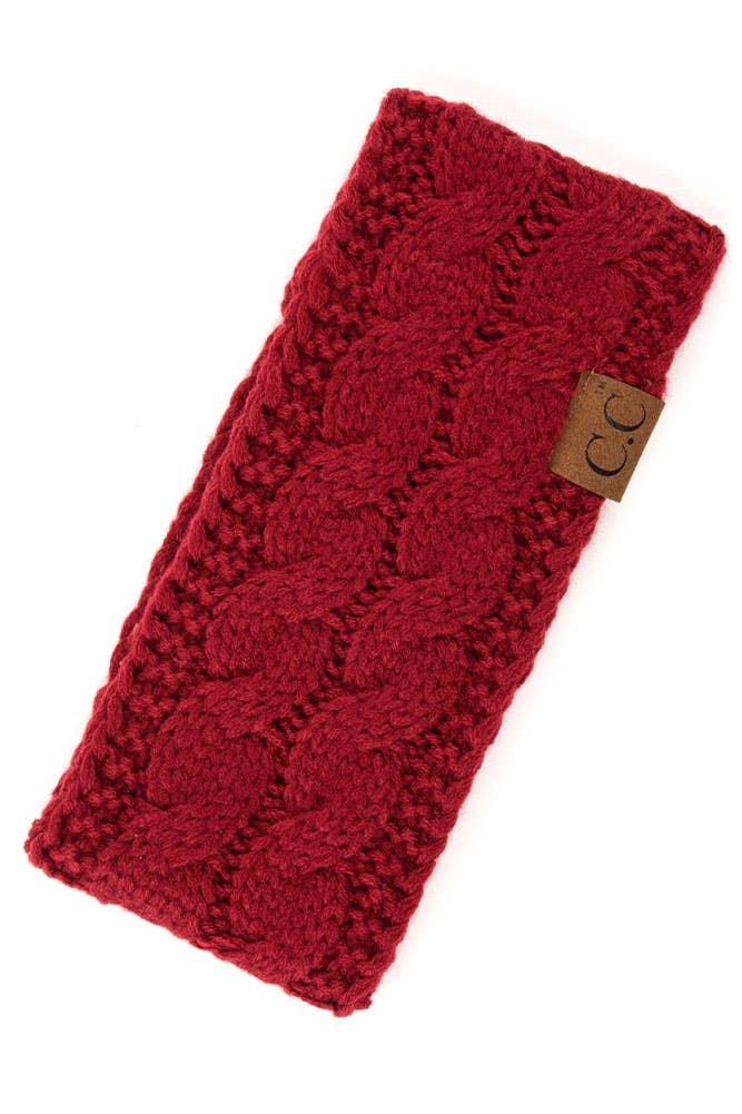 Hana - Wholesale Fashion Headband - Women's - C.C Cable Knit Solid Headband3