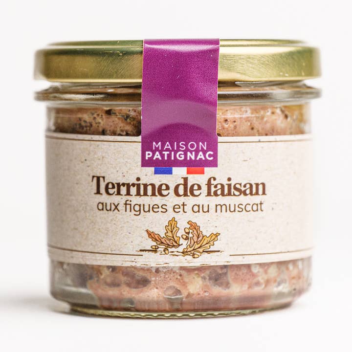 PHEASANT TERRINE WITH FIGS AND MUSCAT for wholesale by MAISON PATIGNAC