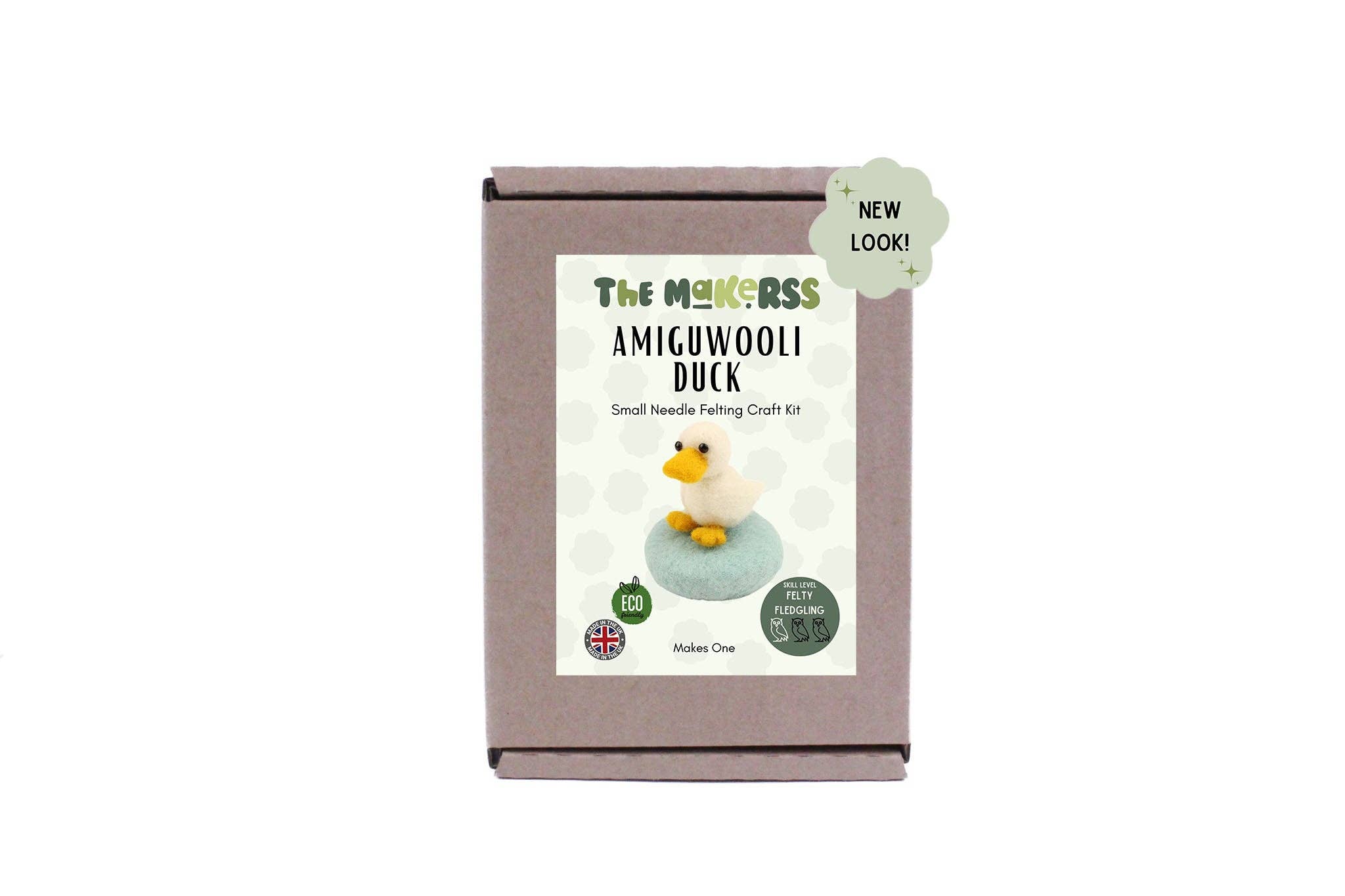 The Makerss - Wholesale Craft Sewing Kit - Duck Amiguwoolli Mini Needle Felt Kit1