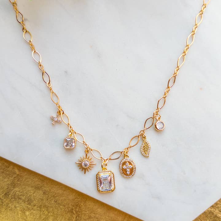 Charm Necklace Style 14 for wholesale by O’Lolly Jewelry