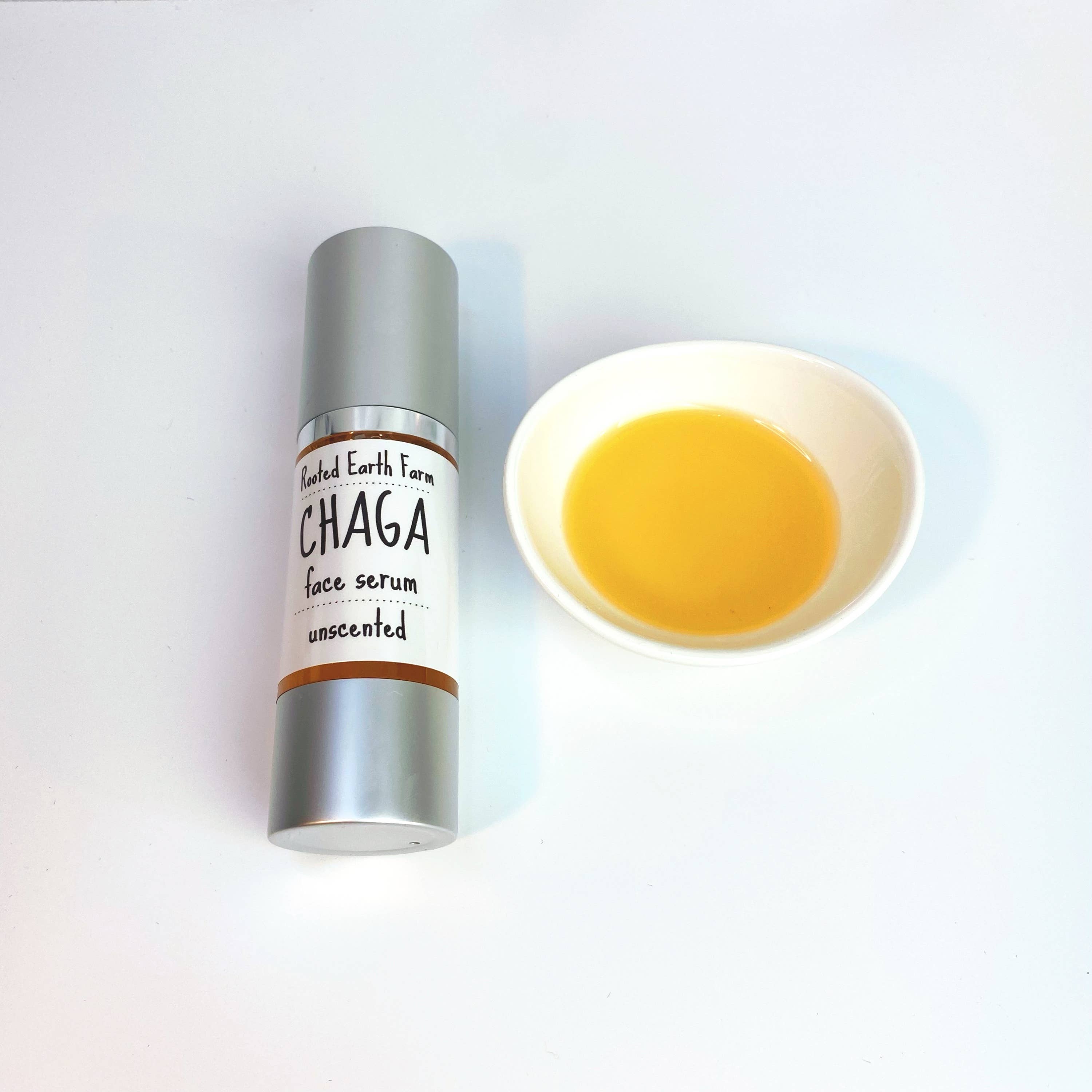 Rooted Earth Farm + Apothecary - Wholesale Facial Serum/Concentrate - Chaga Face Serum - 2 Scent Options0