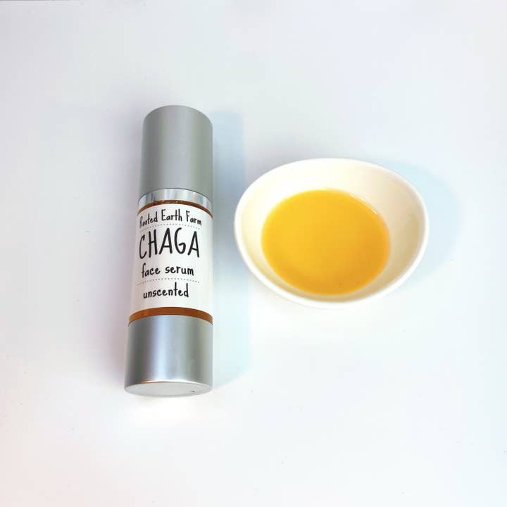 Rooted Earth Farm + Apothecary - Wholesale Facial Serum/Concentrate - Chaga Face Serum - 2 Scent Options