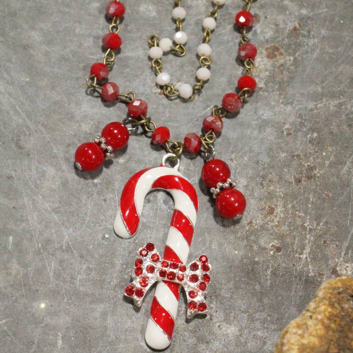 The Primitive Peddler, Inc. - Wholesale Pendant/Charm Necklace - Candy Cane Lane Layered Necklace2