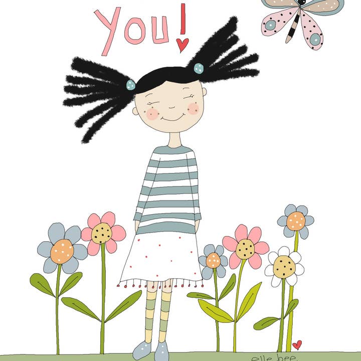 Tak lykønskningskort for engroshandel hos Elle Bee Art Studio