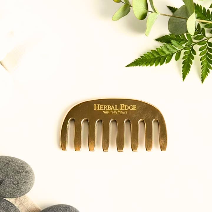 Herbal Edge - Wholesale Hair Brush/Comb - Kansa Massage Comb7