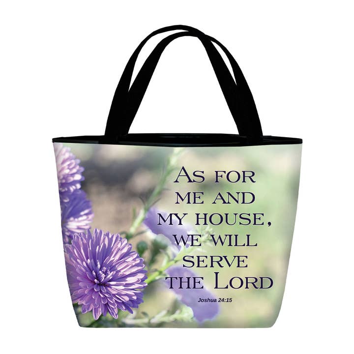 81861: Totebag: As for Me and My House for wholesale by Positive Image Gifts