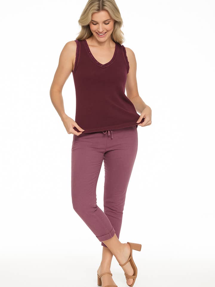 Canotte con paillettes a scollo a V per la vendita all'ingrosso da parte di Marisima by Urban Mangoz