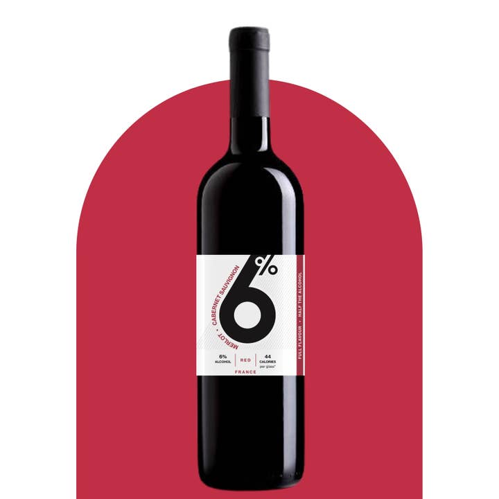 6Percent – wholesale Low-alcohol wine/beer/spirits – 6Percent Red - Cabernet Sauvignon and Merlot