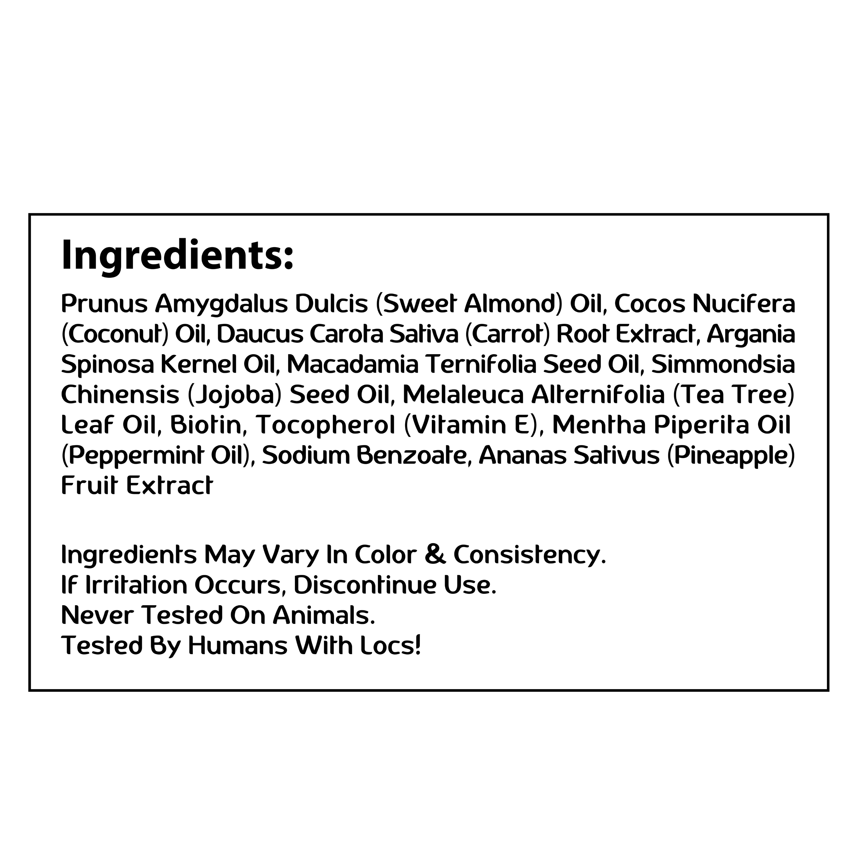 Made For Locs - Wholesale Hair Serum - Locs Vegan Growth Serum7