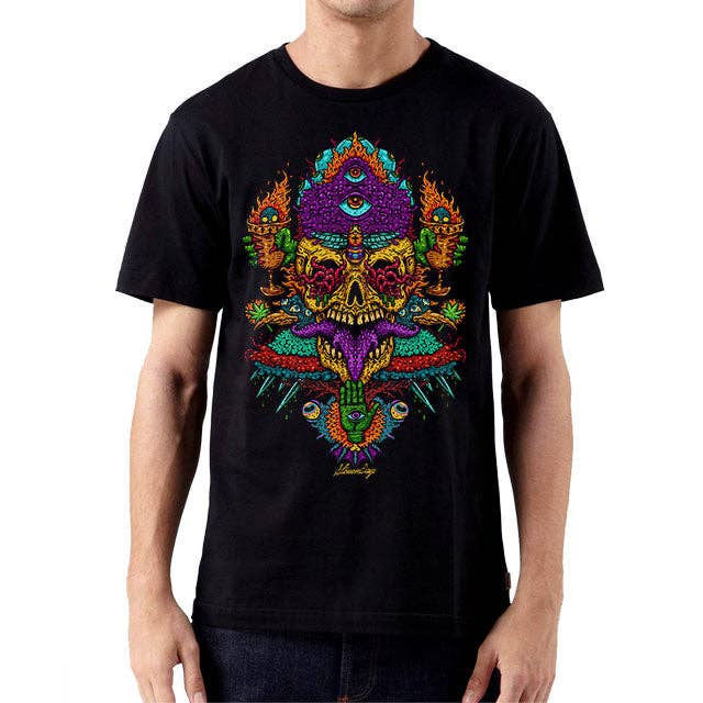 Voodoo Vulcan God of Fire Tee for wholesale by StonerDays Apparel