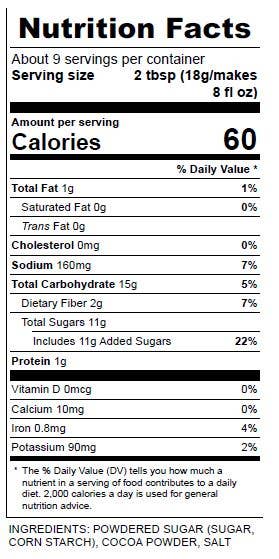 Hudson Valley Marshmallow Company - Vendita all'ingrosso Mix per cioccolata calda - The OG Mix per Cioccolata Calda Originale (170 g)4